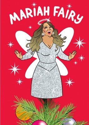 Funny Fairy Celebrity Christmas Card