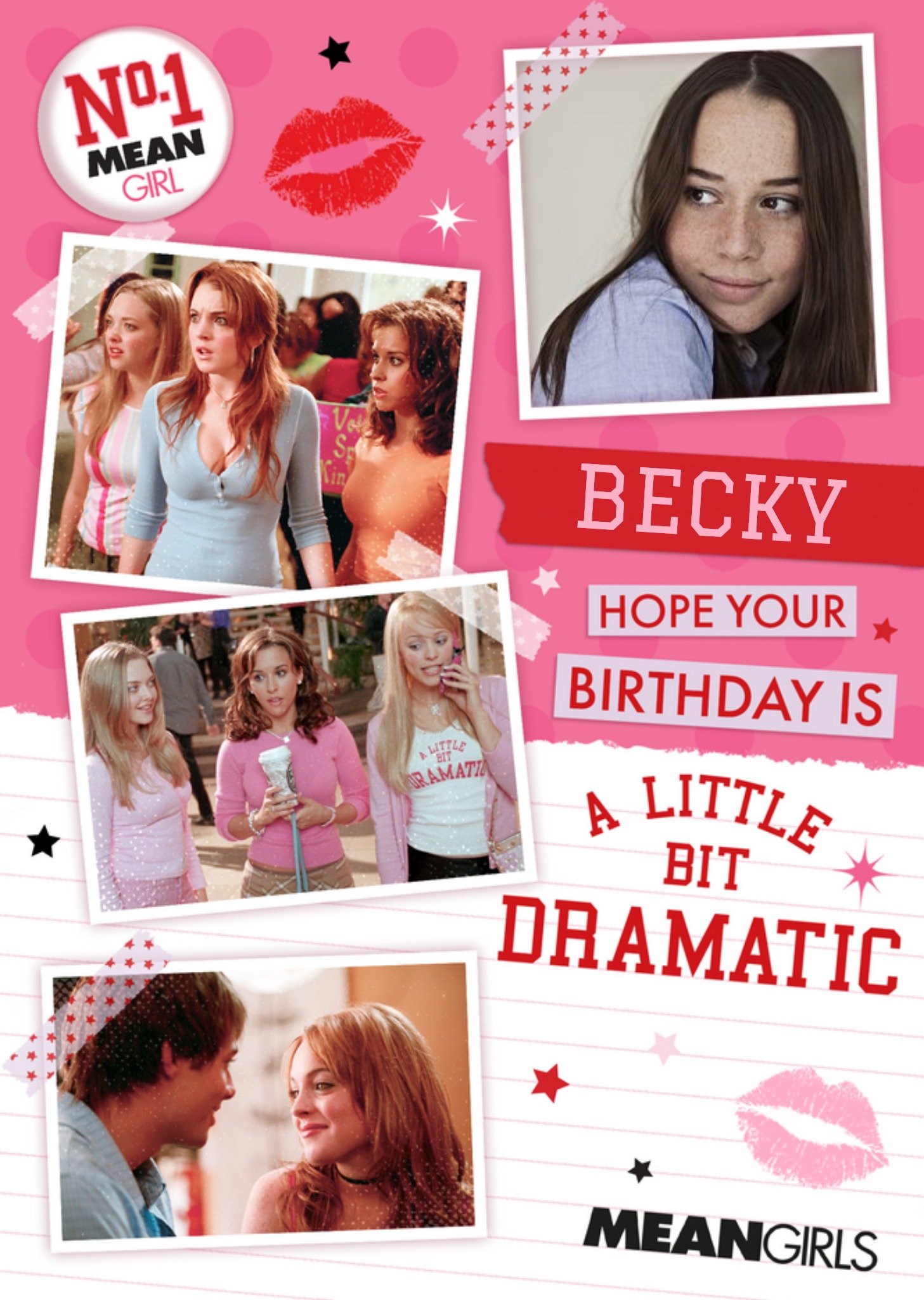 Other Mean Girls Hope Your Birthday Is A Little Bit Dramatic Card, Large