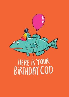 Funny men's fishing birthday card
