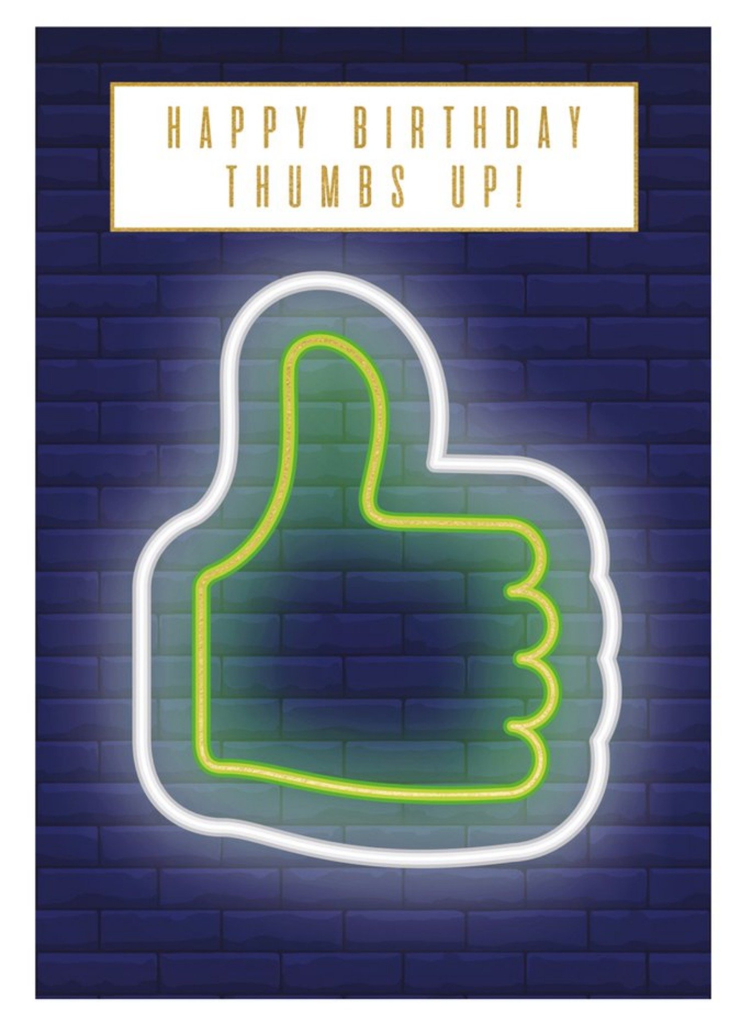 Happy Birthday Thumbs Up Card Ecard