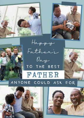 To The Best Father Photo Upload Father's Day Card