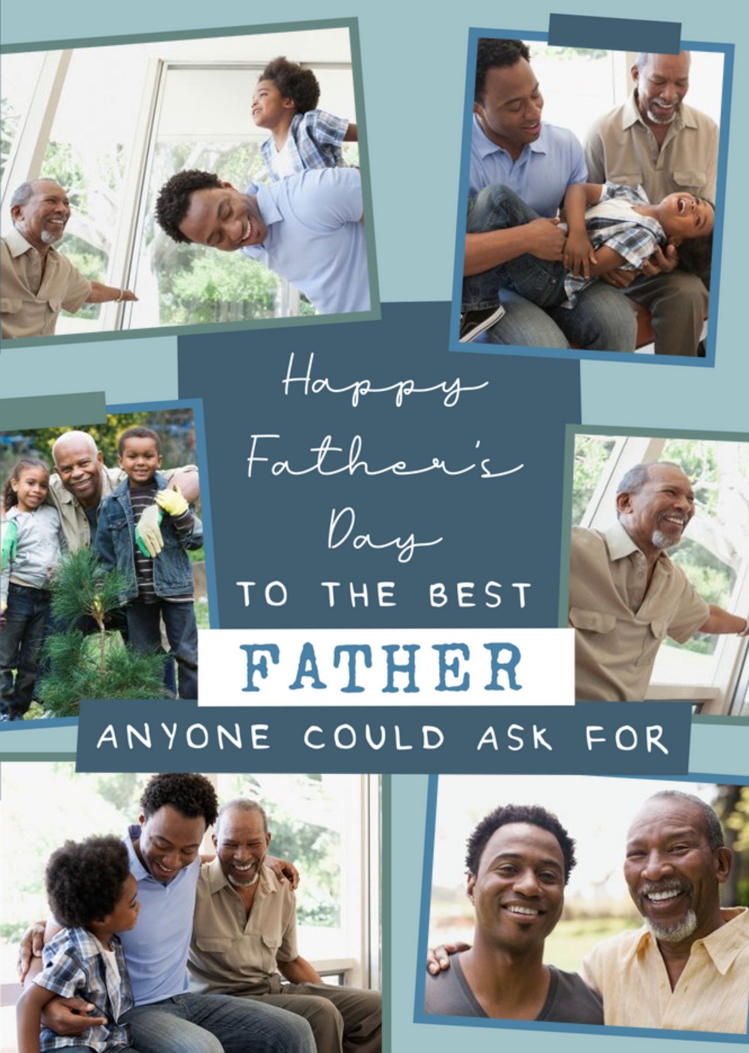 To The Best Father Photo Upload Father's Day Card Ecard