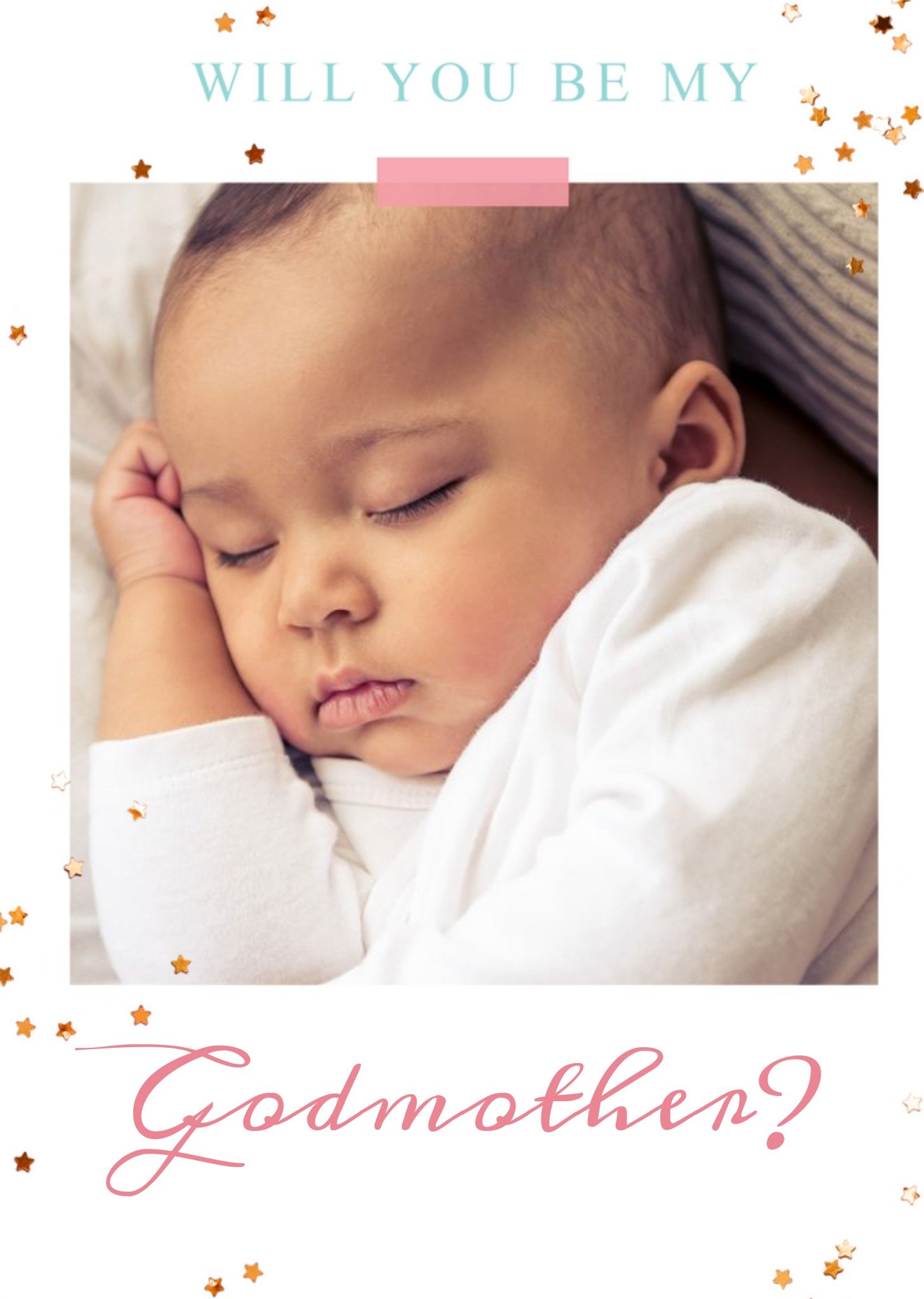 Photo Upload Card - New Baby - Godmother Ecard