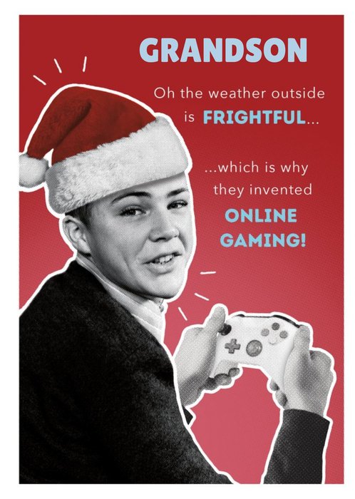 Oh The Weather Outside Is Frightful Online Gaming Christmas Card