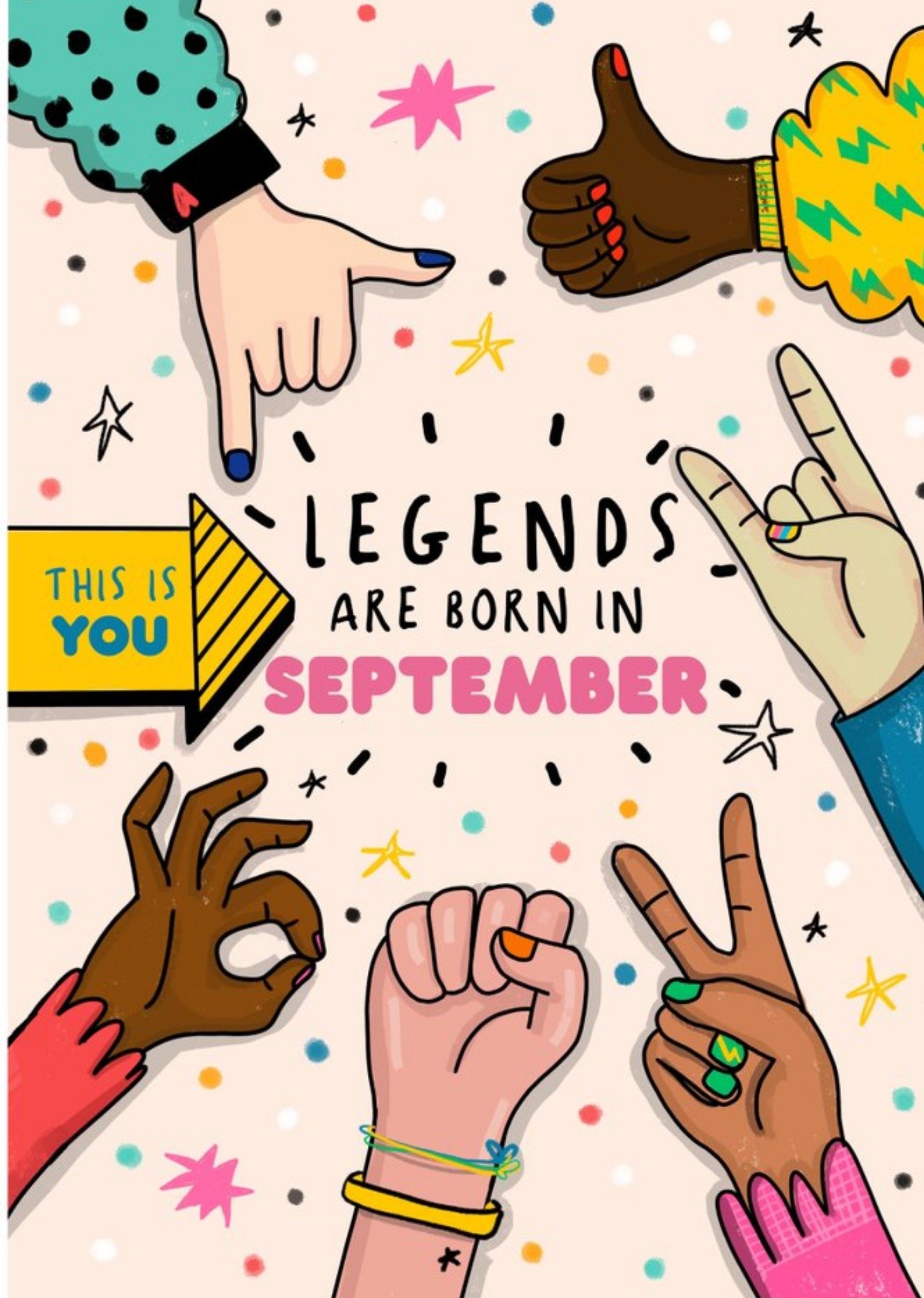 Legends Are Born In September Card Ecard