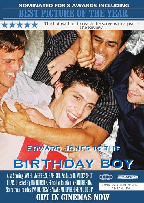 Best Picture Of The Year The Birthday Boy Personalised Greetings Card