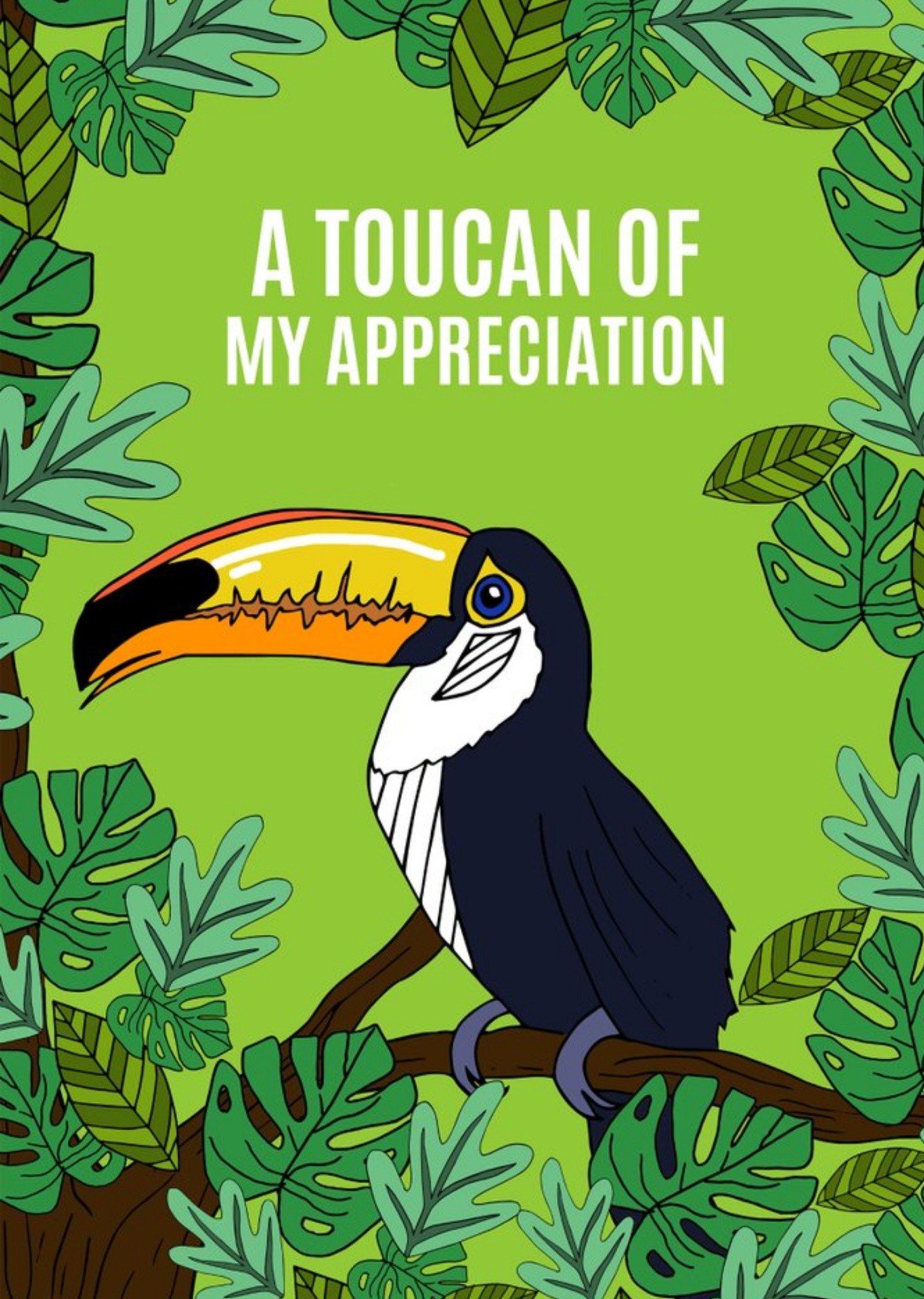 Moonpig Illustration A Toucan Of My Appreciation Card, Large