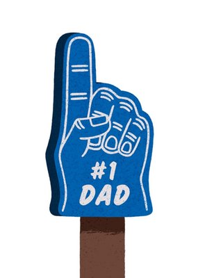 Folio Number 1 Dad Fathers Day Card