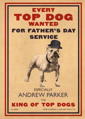 Every Top Dog Wanted Card