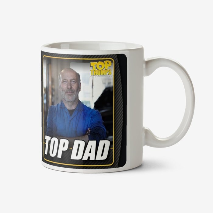 Top Trumps Top Dad Photo Upload Birthday Mug