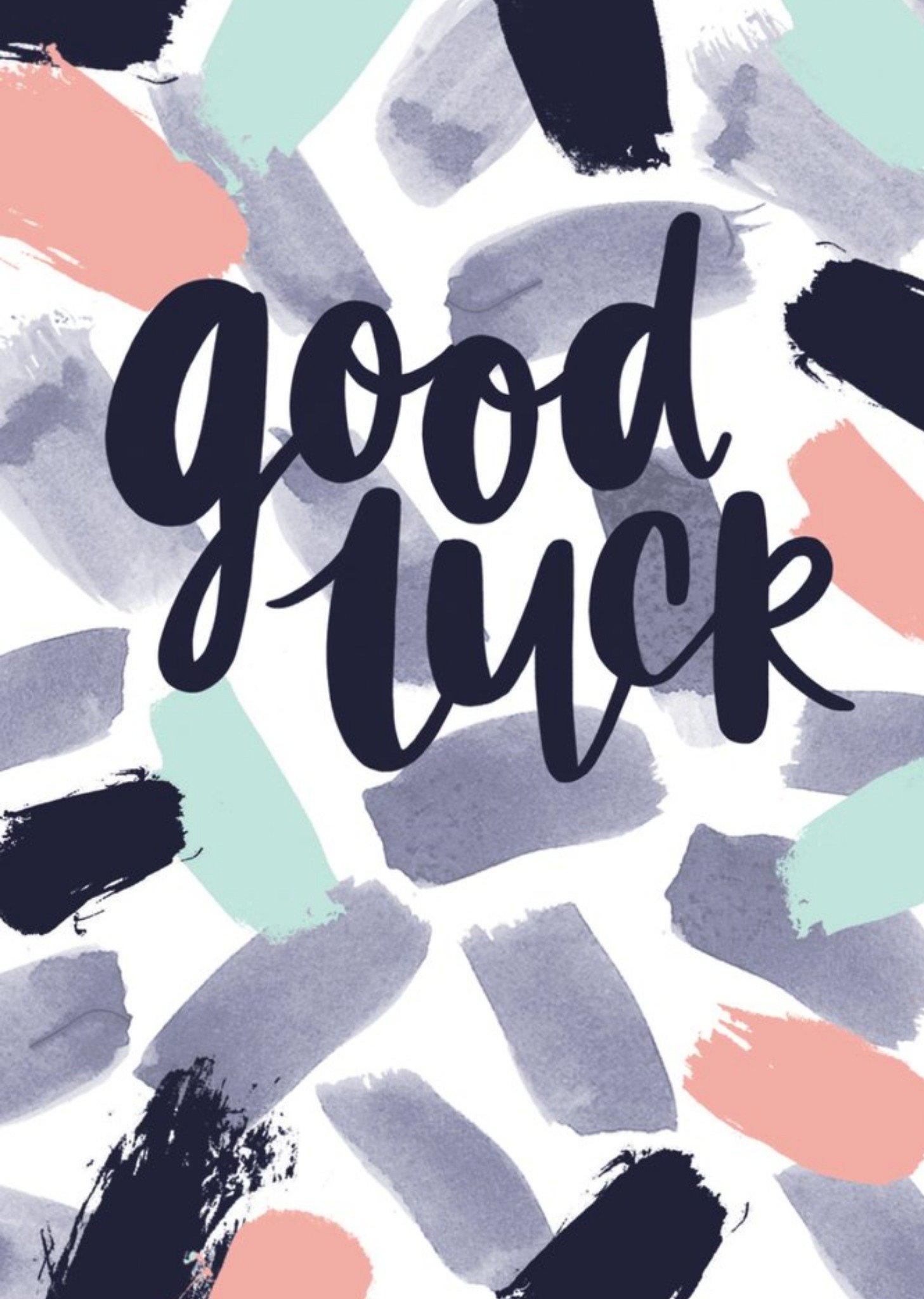 Sadler Jones Abstract Good Luck Card