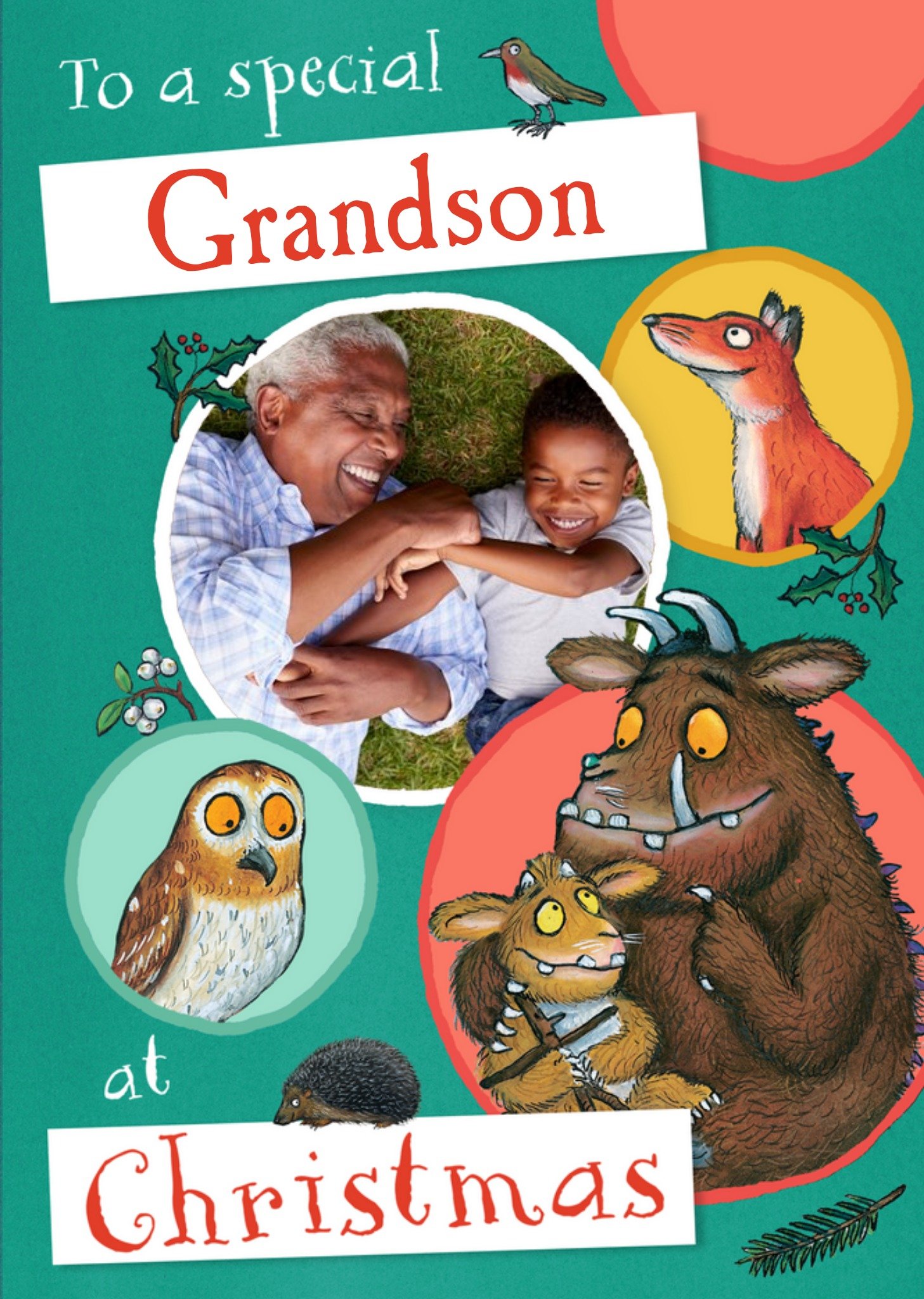 The Gruffalo Illustrated Characters Photo Upload Christmas Card Ecard