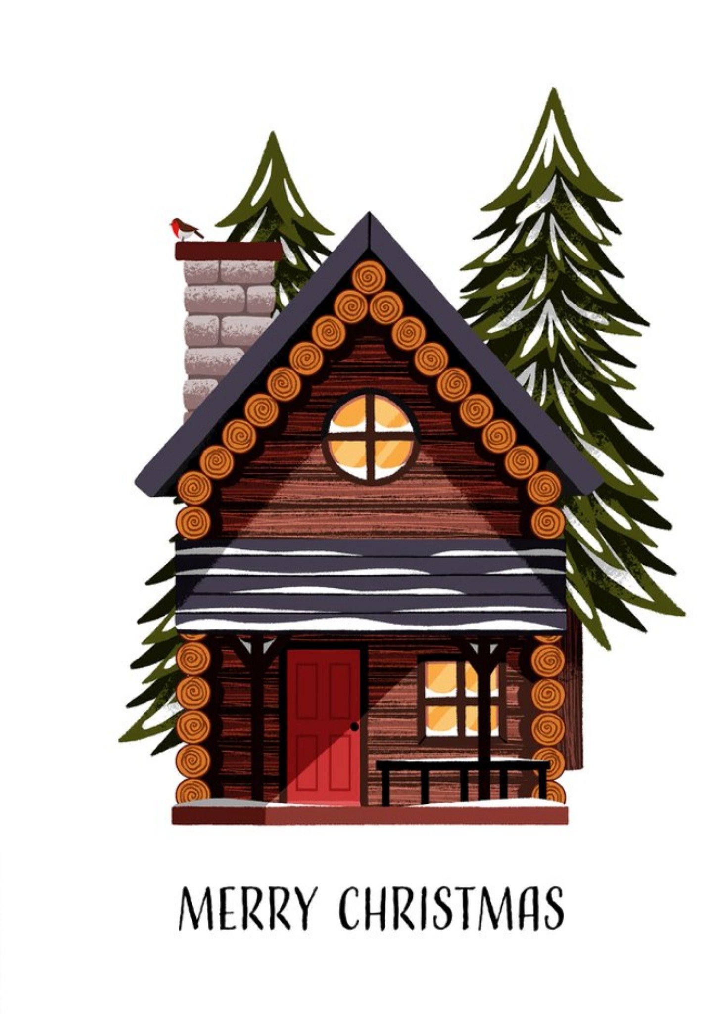 Folio Merry Christmas House Card Ecard