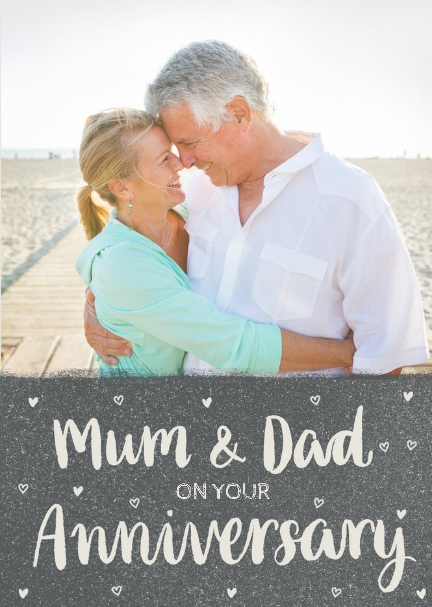 Sweet Sentiments Mum Dad Anniversary Photo Upload Card Ecard