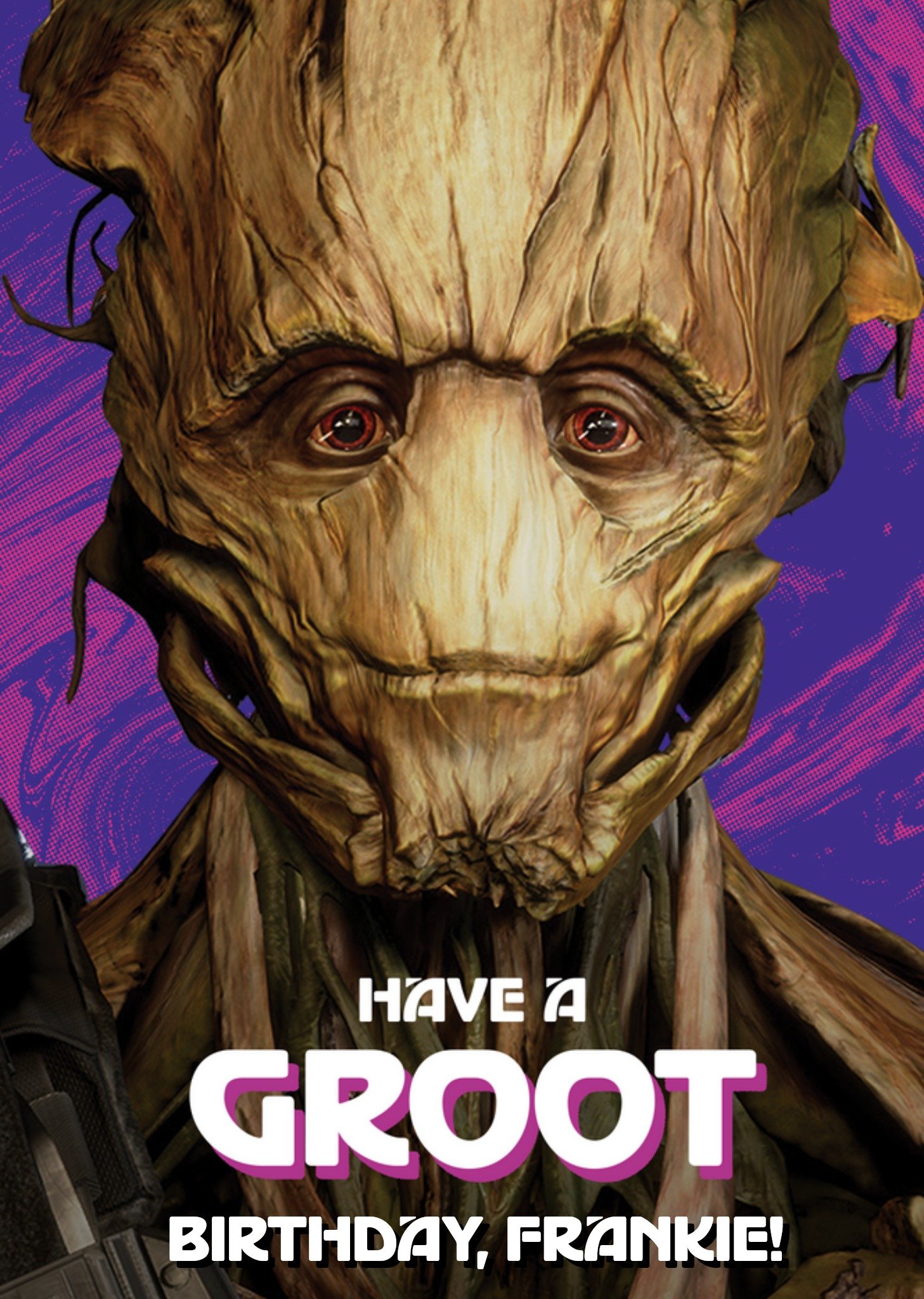 Disney Guardians Of The Galaxy Groot Birthday Card Ecard