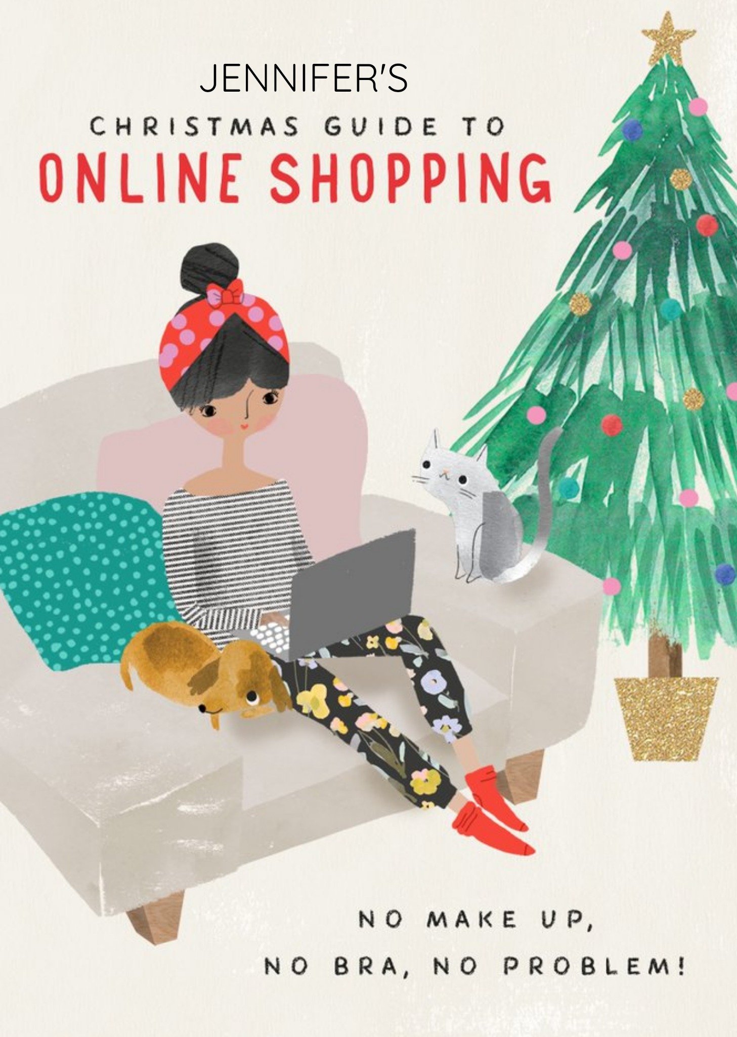 Christmas Guide To Online Shopping Funny Cute Card Ecard