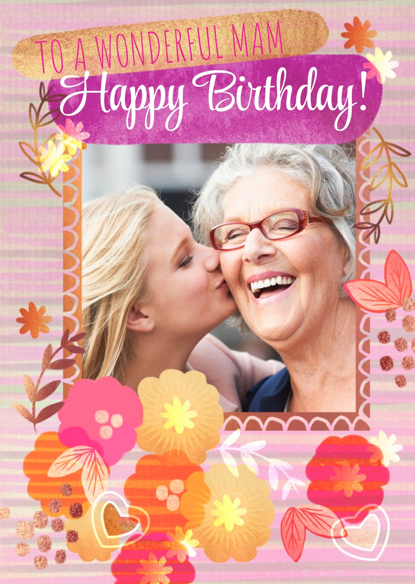 To A Wonderful Mam Photo Upload Birthday Card Ecard