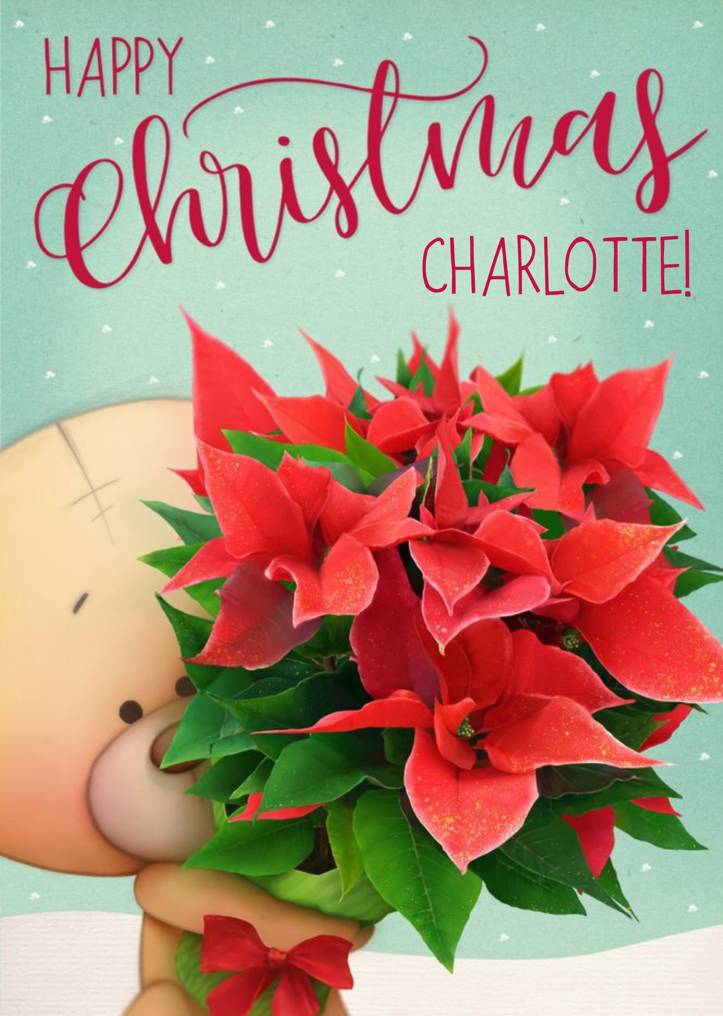 Uddles Customised Name Christmas Card Ecard