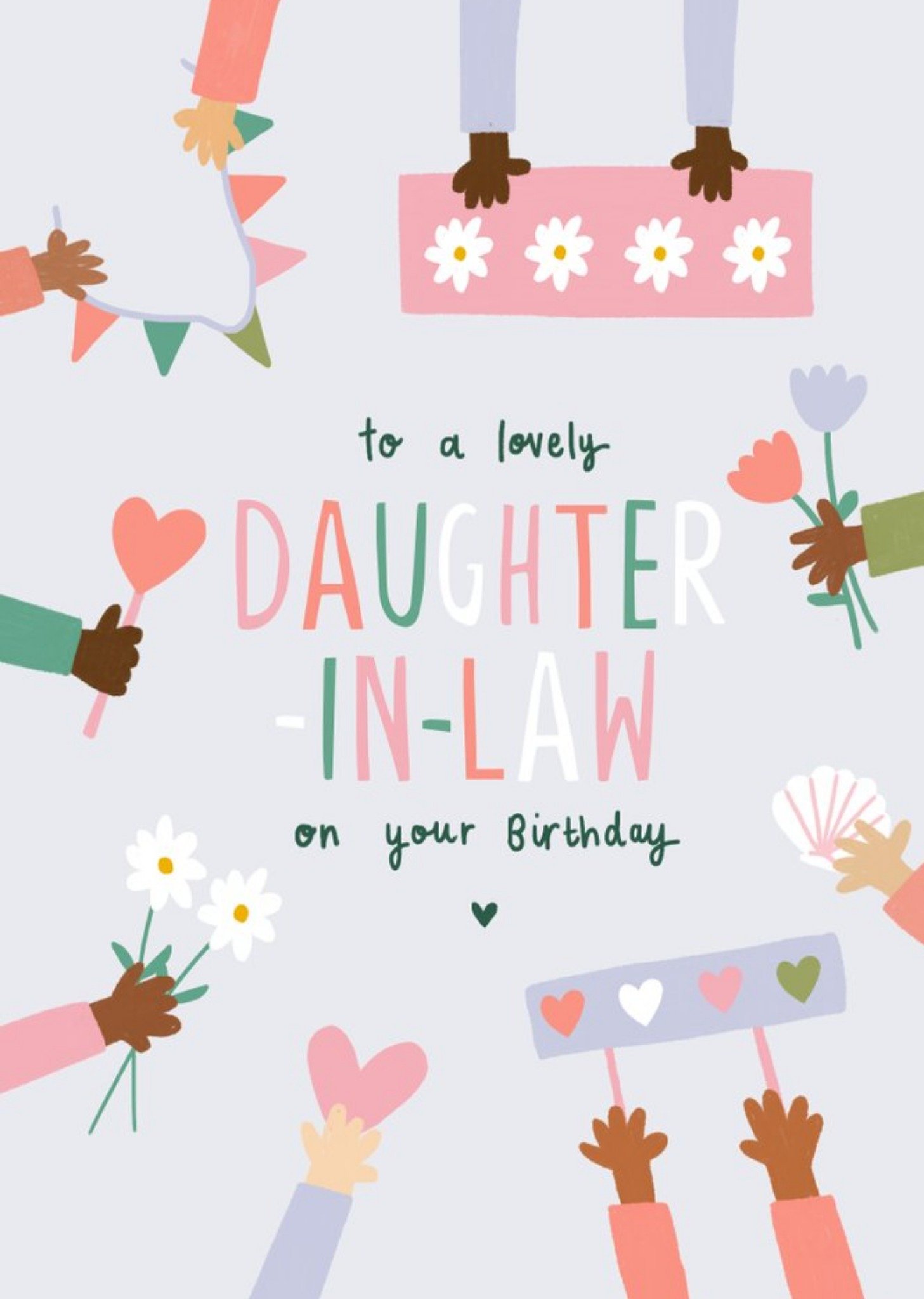 Illustrated To A Lovely Daughter In Law On Your Birthday Card Ecard