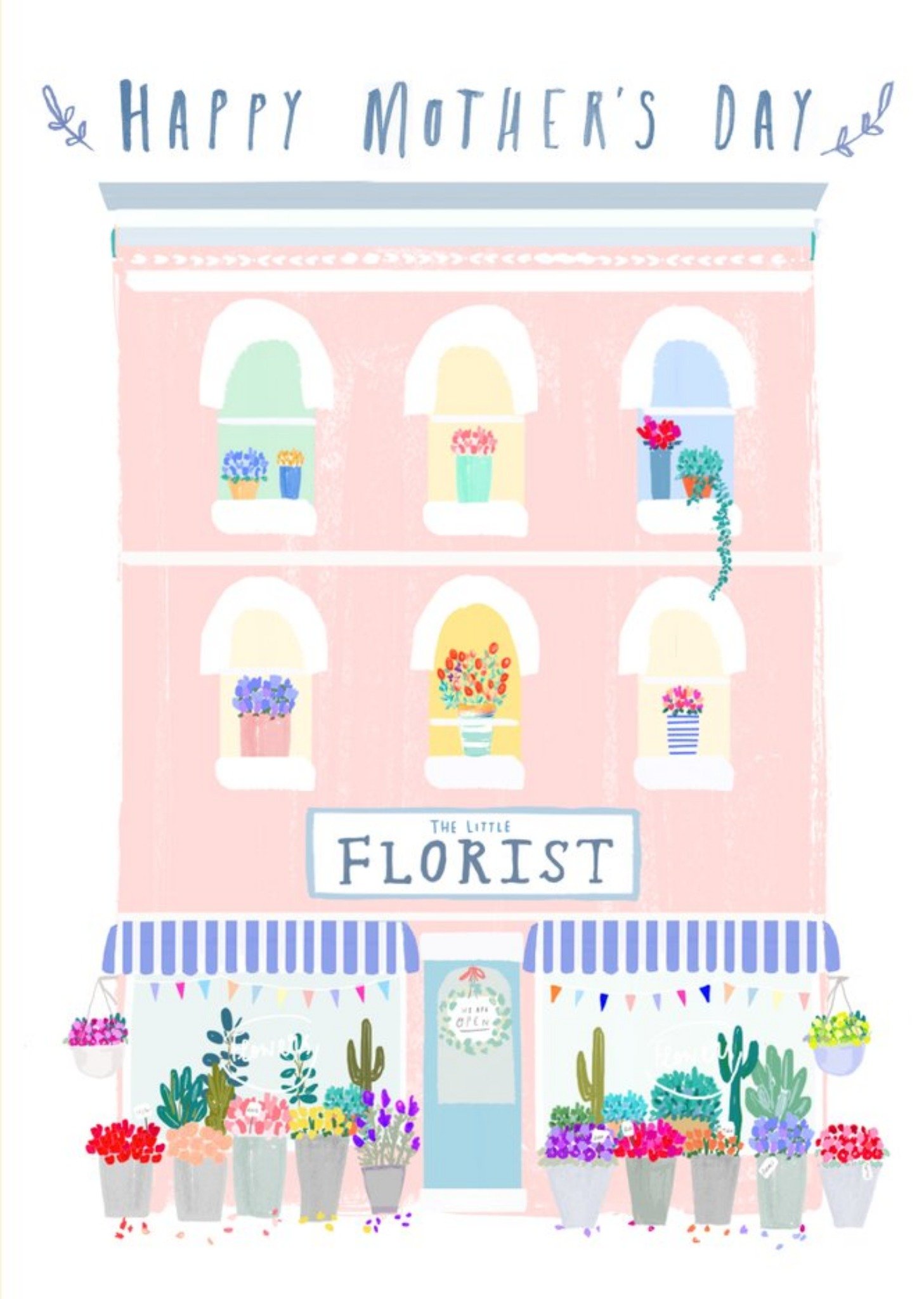 Moonpig Florist Shop Happy Mothers Day Card Ecard
