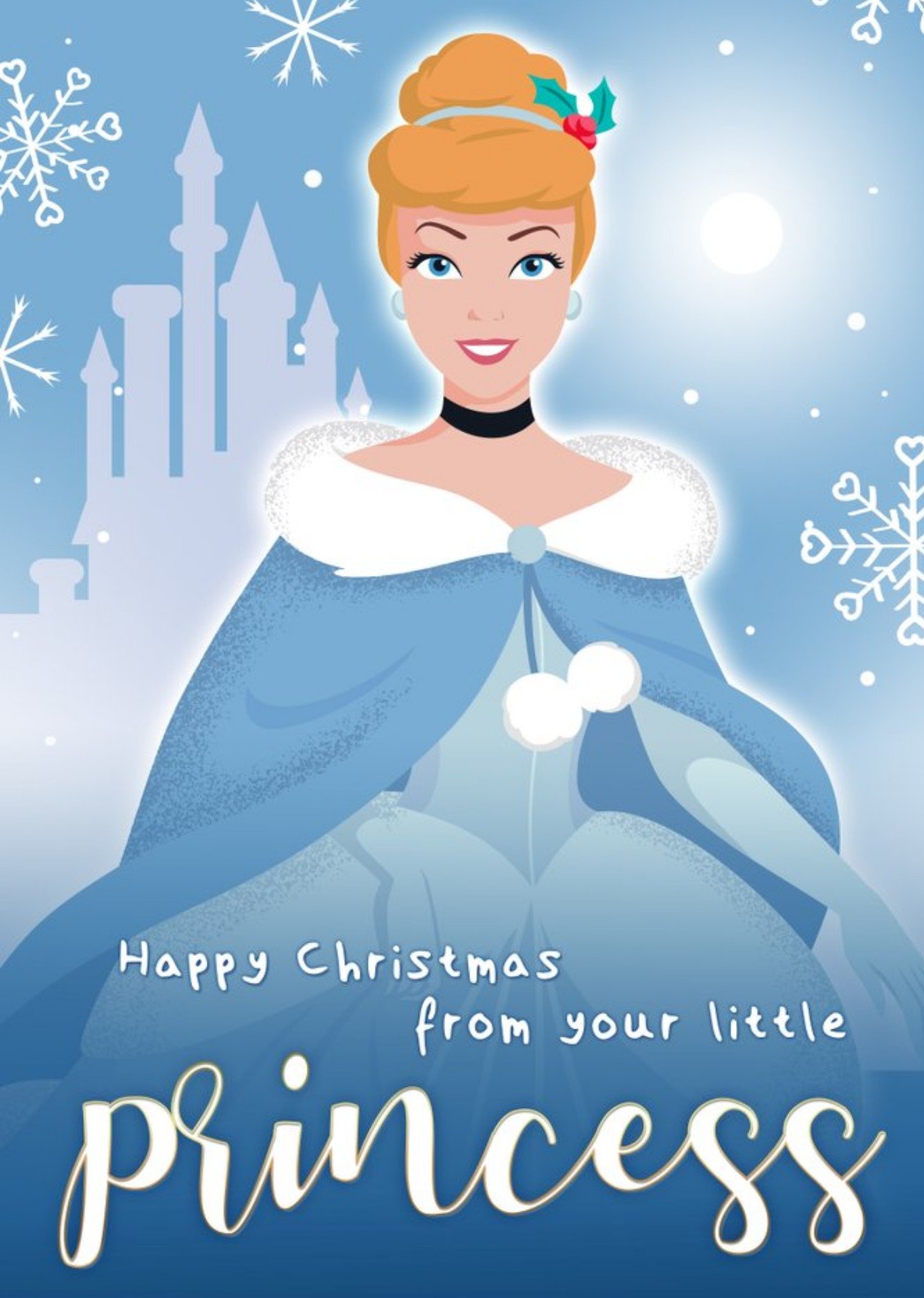 Disney Princesses Disney Cinderella From Your Little Princess Christmas Card Ecard