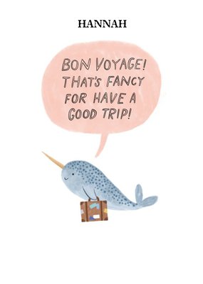 Cute Illustrative Editable Travel Card