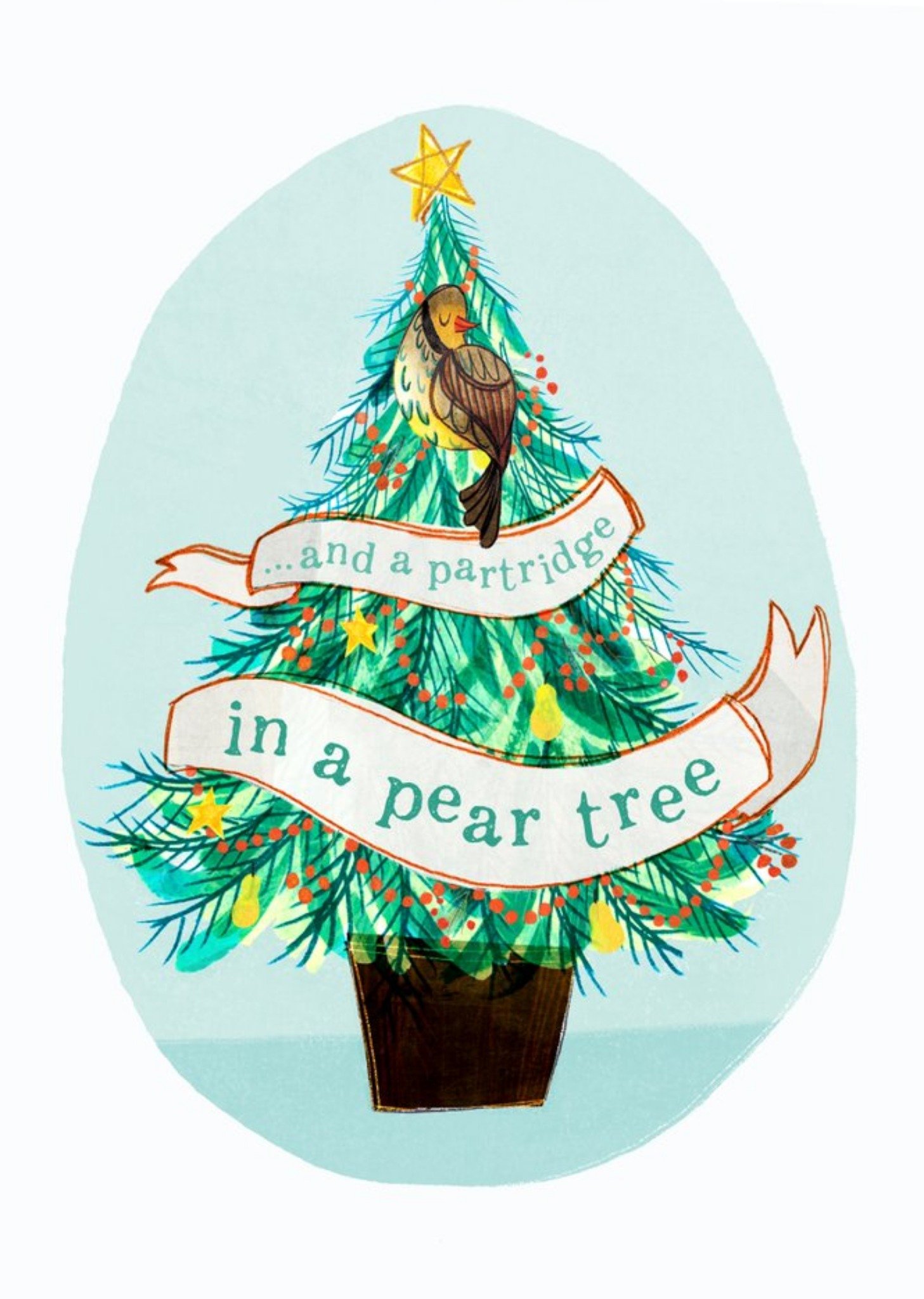Moonpig Partridge In A Pear Tree Christmas Card Ecard