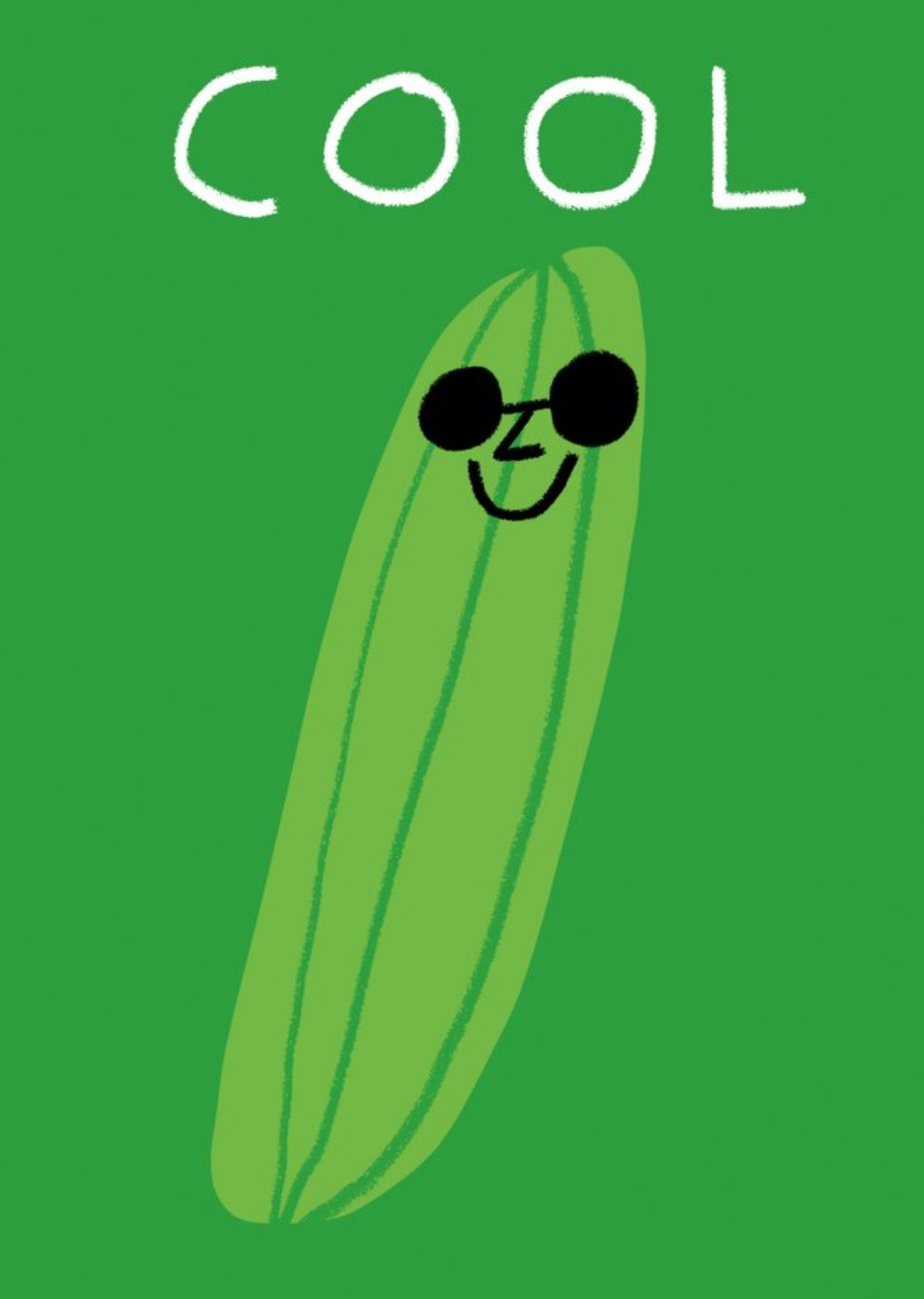 Moonpig Congratulations Card - Cool As A Cucumber Postcard