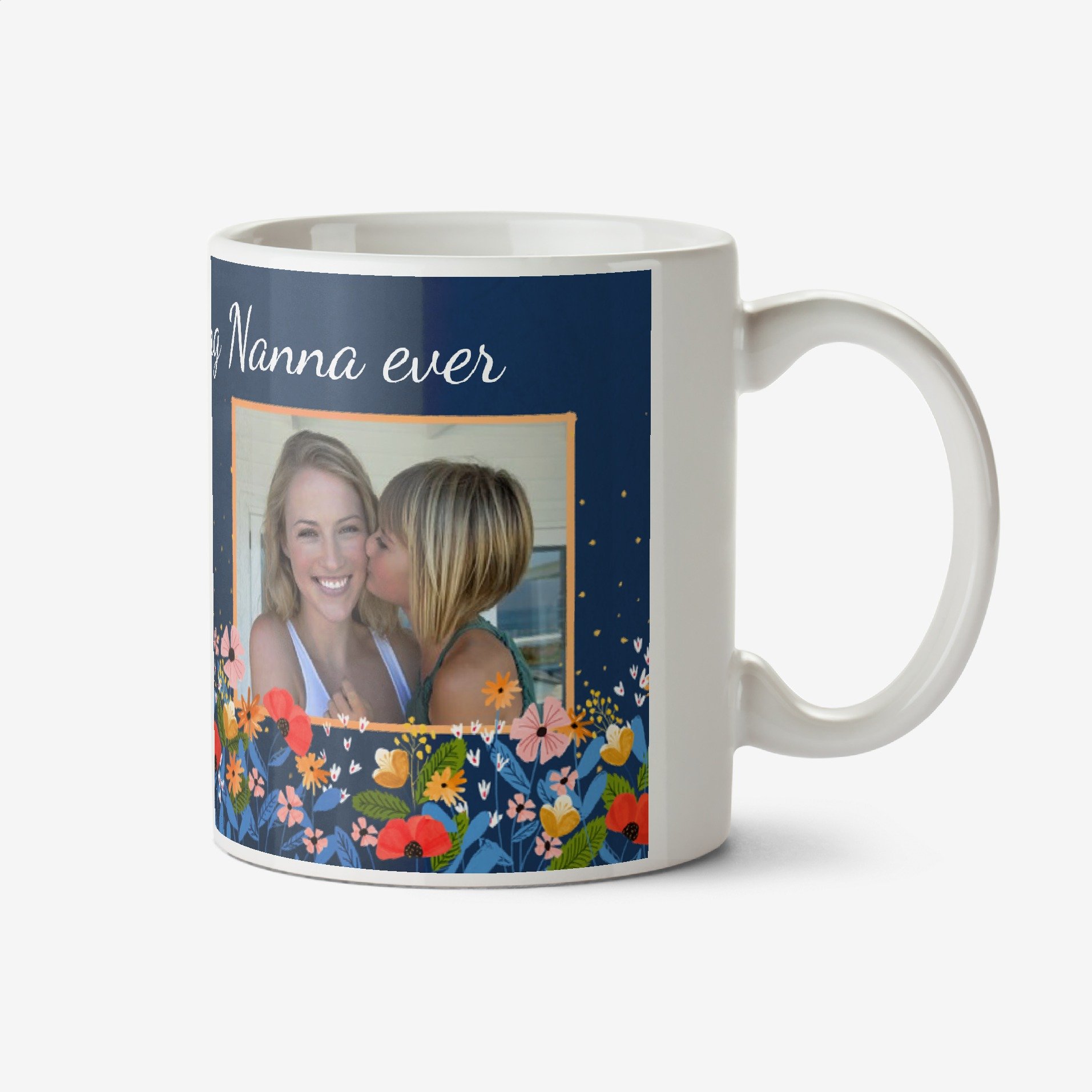 The Most Amazing Nanna Ever Photo Upload Card Ceramic Mug