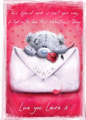 Me To You Tatty Teddy Filled With Love Valentines Day Card