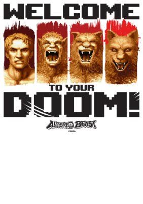 Sega Altered Beast Welcome To Your Doom T-Shirt