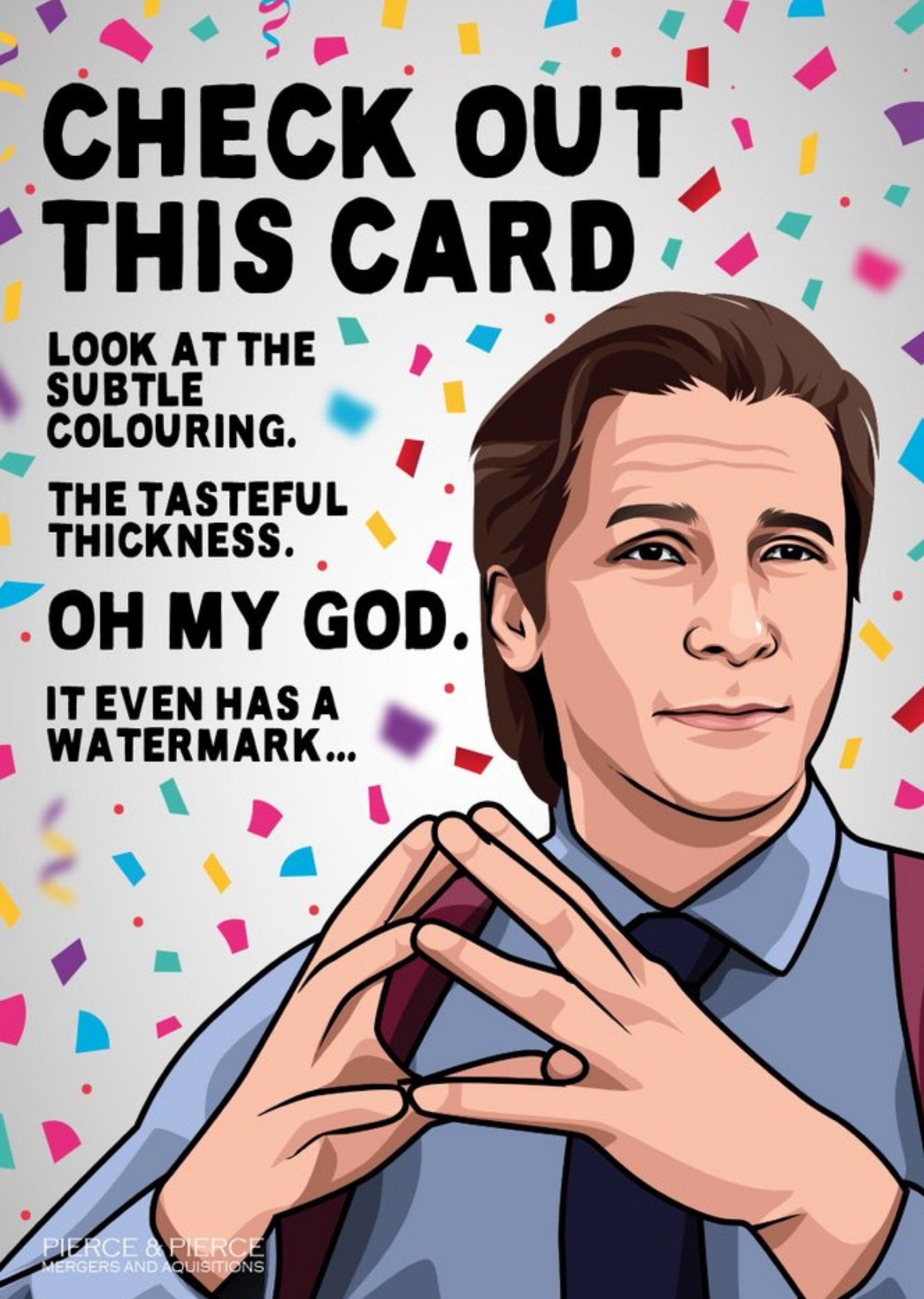 All Things Banter Check Out This Card Watermark Card, Large