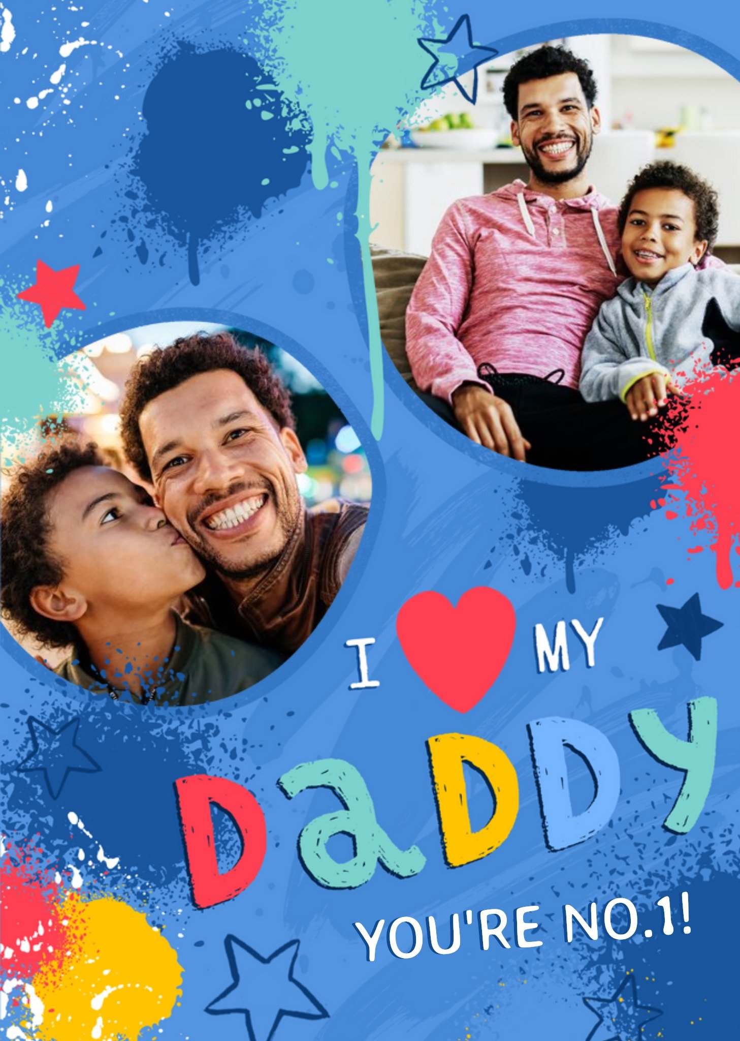 Other Studio Sundae I Love My Daddy Photo Upload Father's Day Card