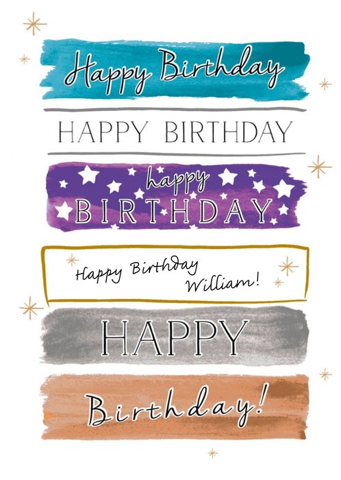 All The Ways To Say Happy Birthday Card