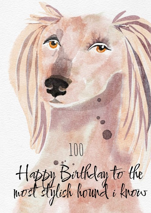Jo Scott Art Granny Dog Birthday Card