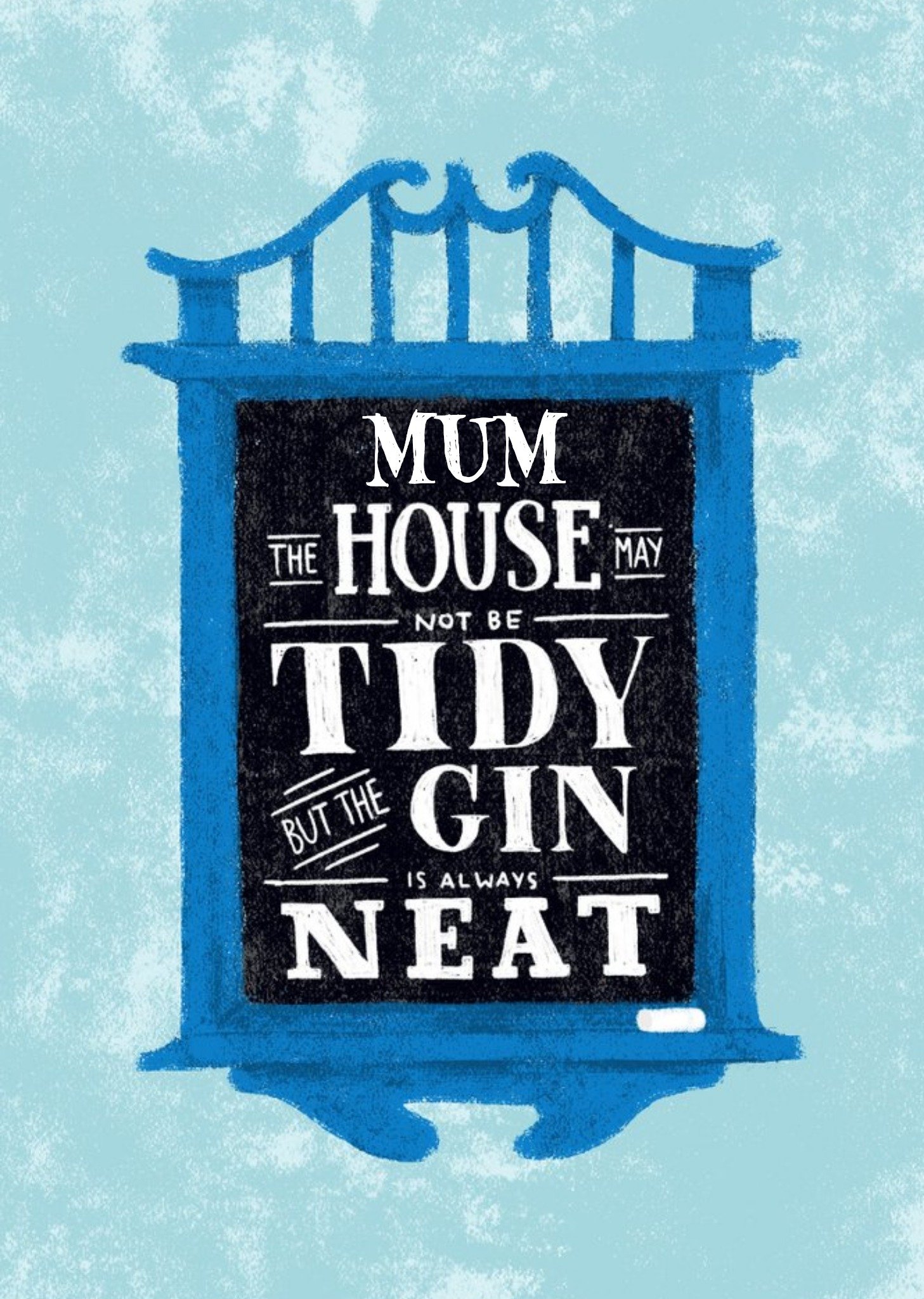 Moonpig Mother's Day Card - Mum - Gin, Large