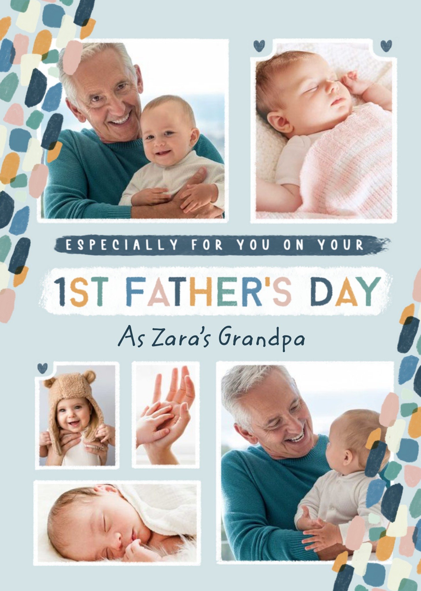 1st Father's Day Photo Upload Card Ecard