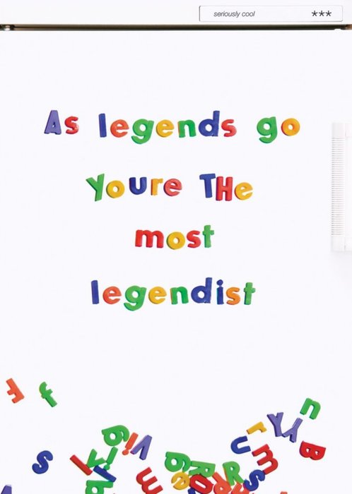 Fridge Magnets Legend Card