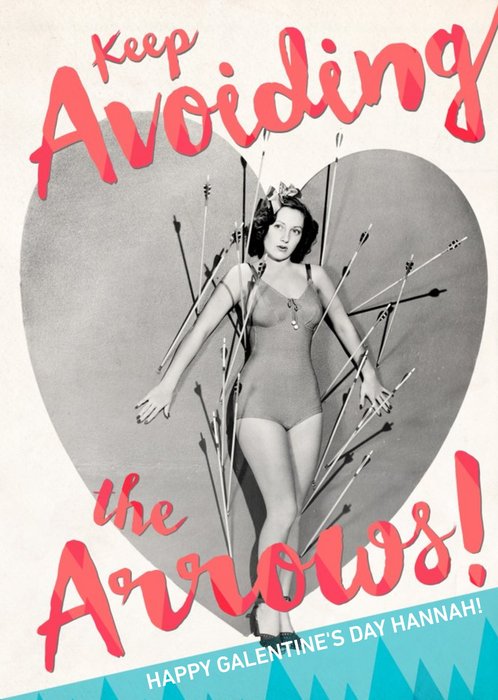 Avoid The Arrows Personalised Card