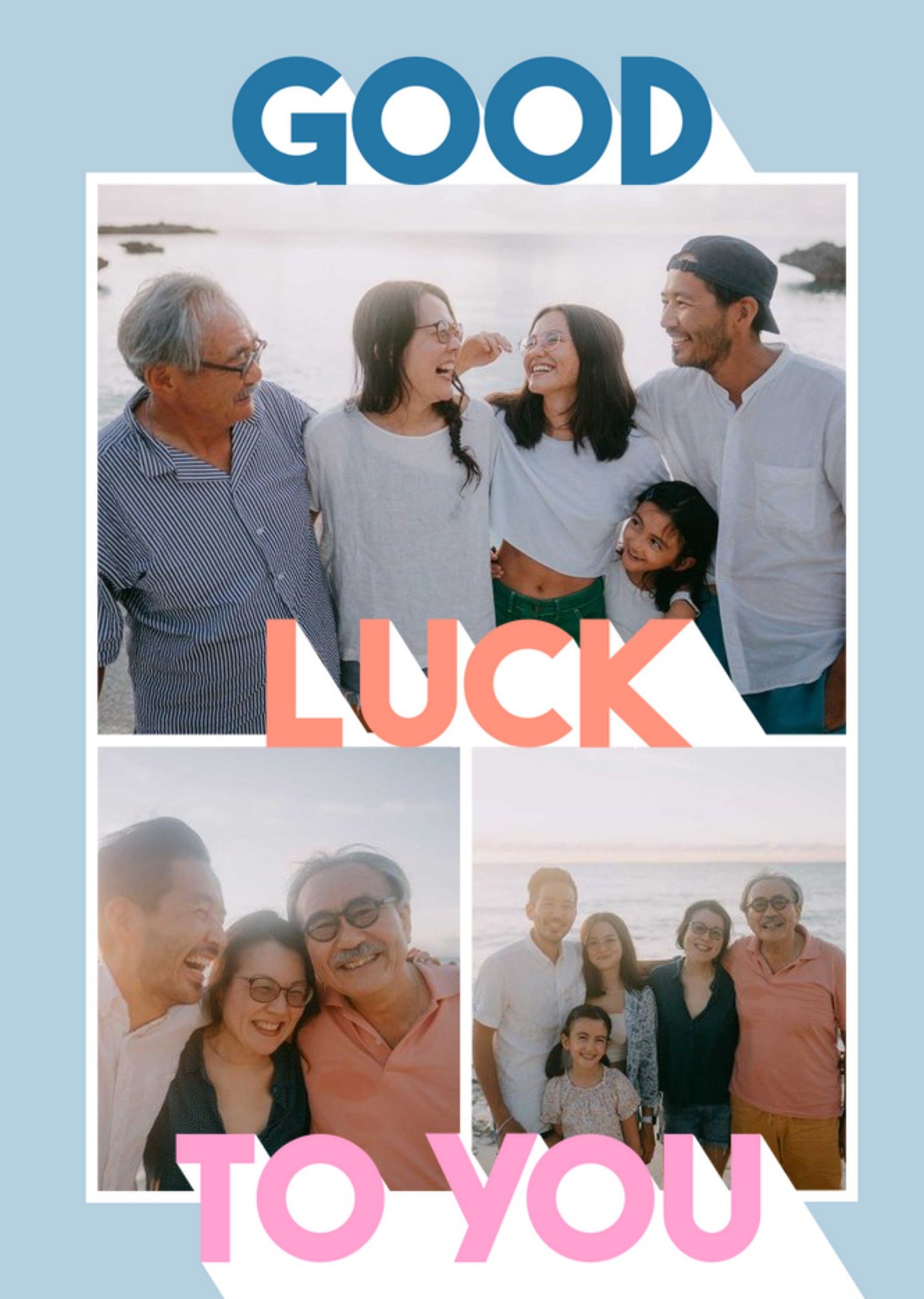 Good Luck Photo Upload Card Ecard