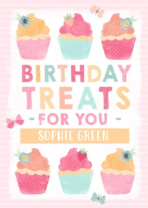 Personalised Birthday Treats For You Card