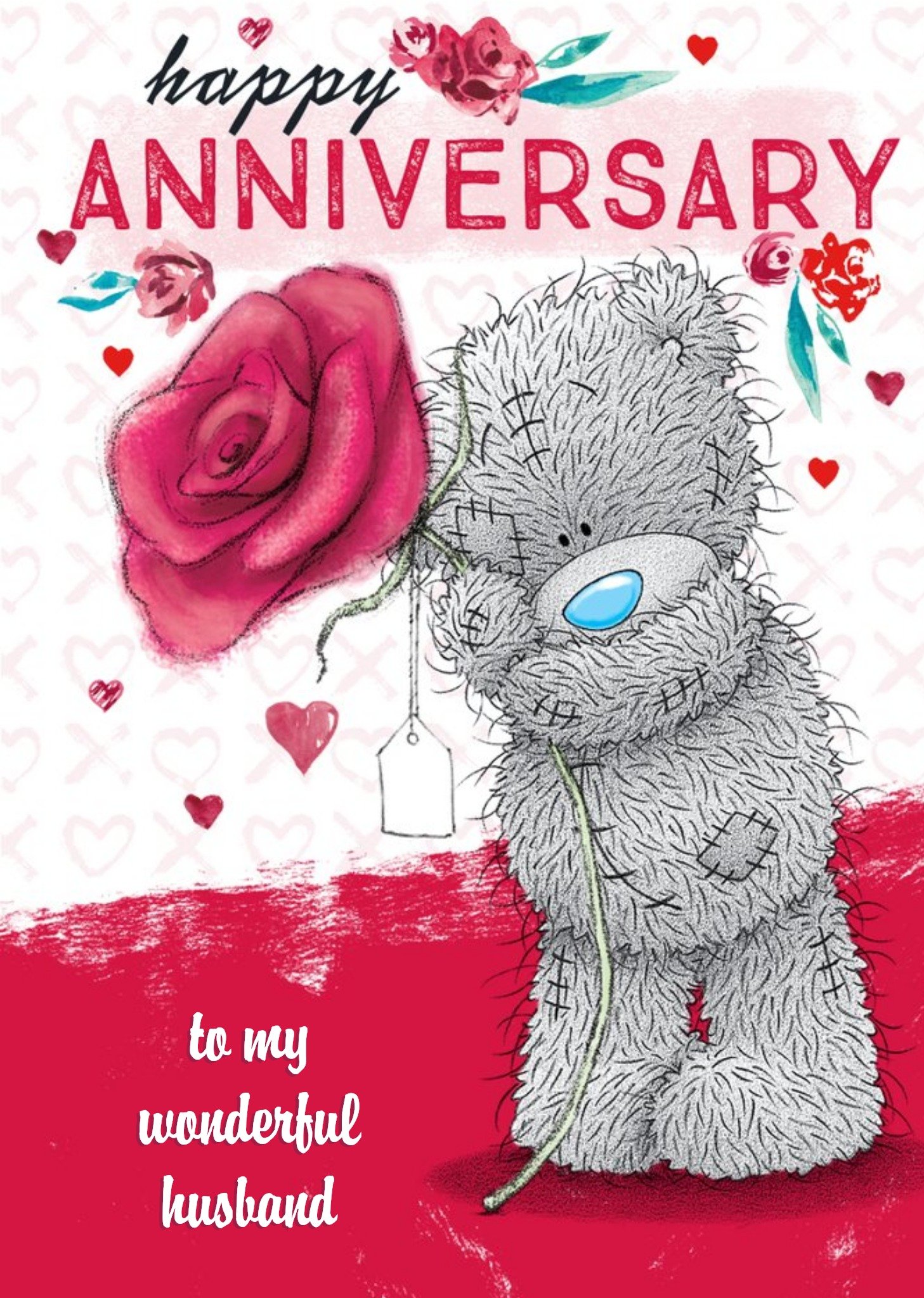 Me To You Tatty Teddy Cute Anniversary Card - Husband Ecard