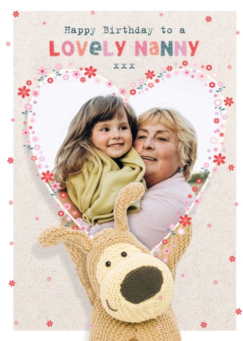 Boofle Photo Upload Nanny's Birthday Card