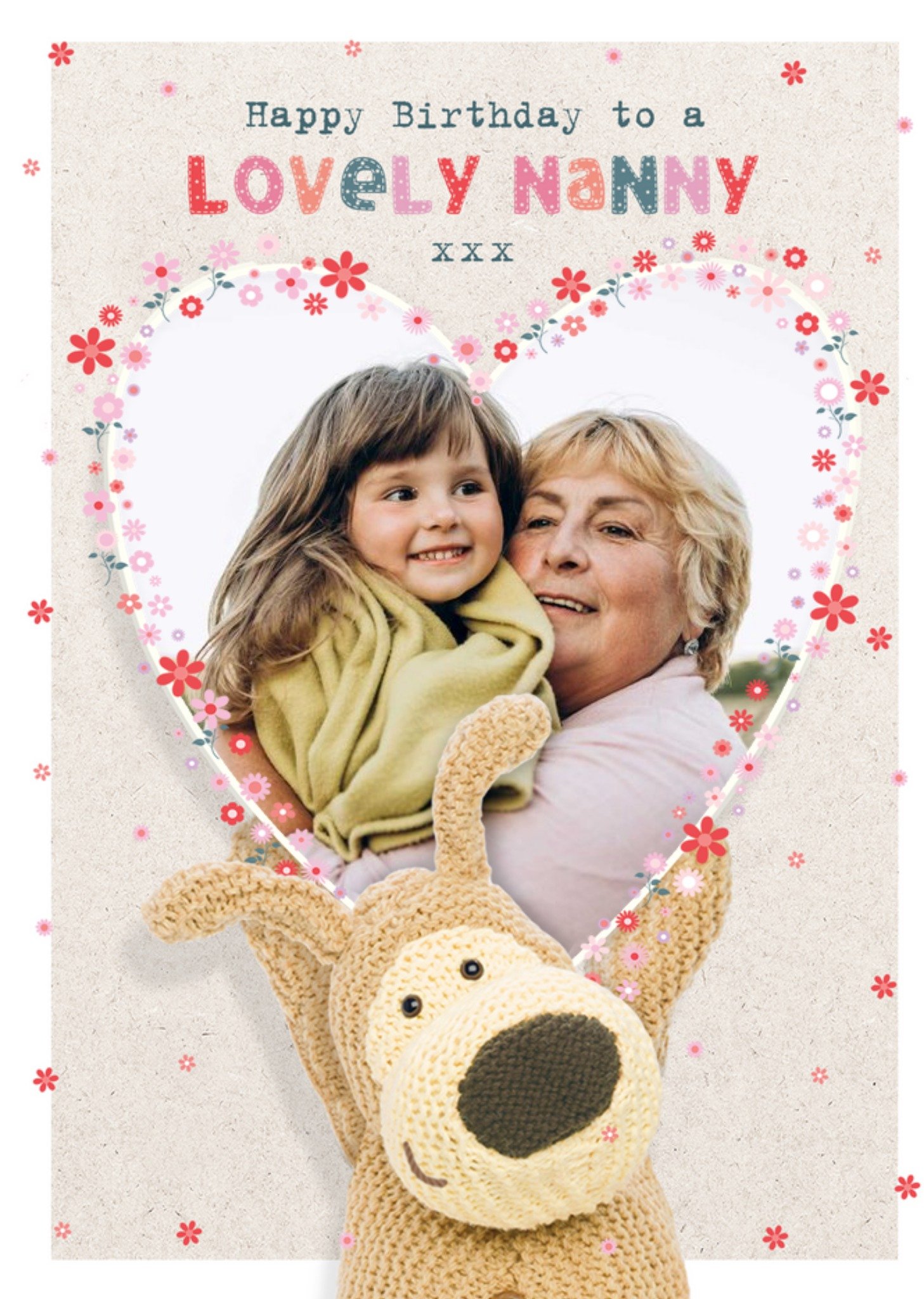 Boofle Photo Upload Nanny's Birthday Card Ecard