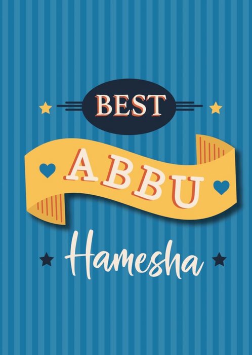 Best Abbu Hamesha Card