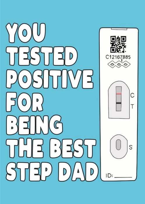 Filthy Sentiments Illustration Covid Step Dad Father's Day Card