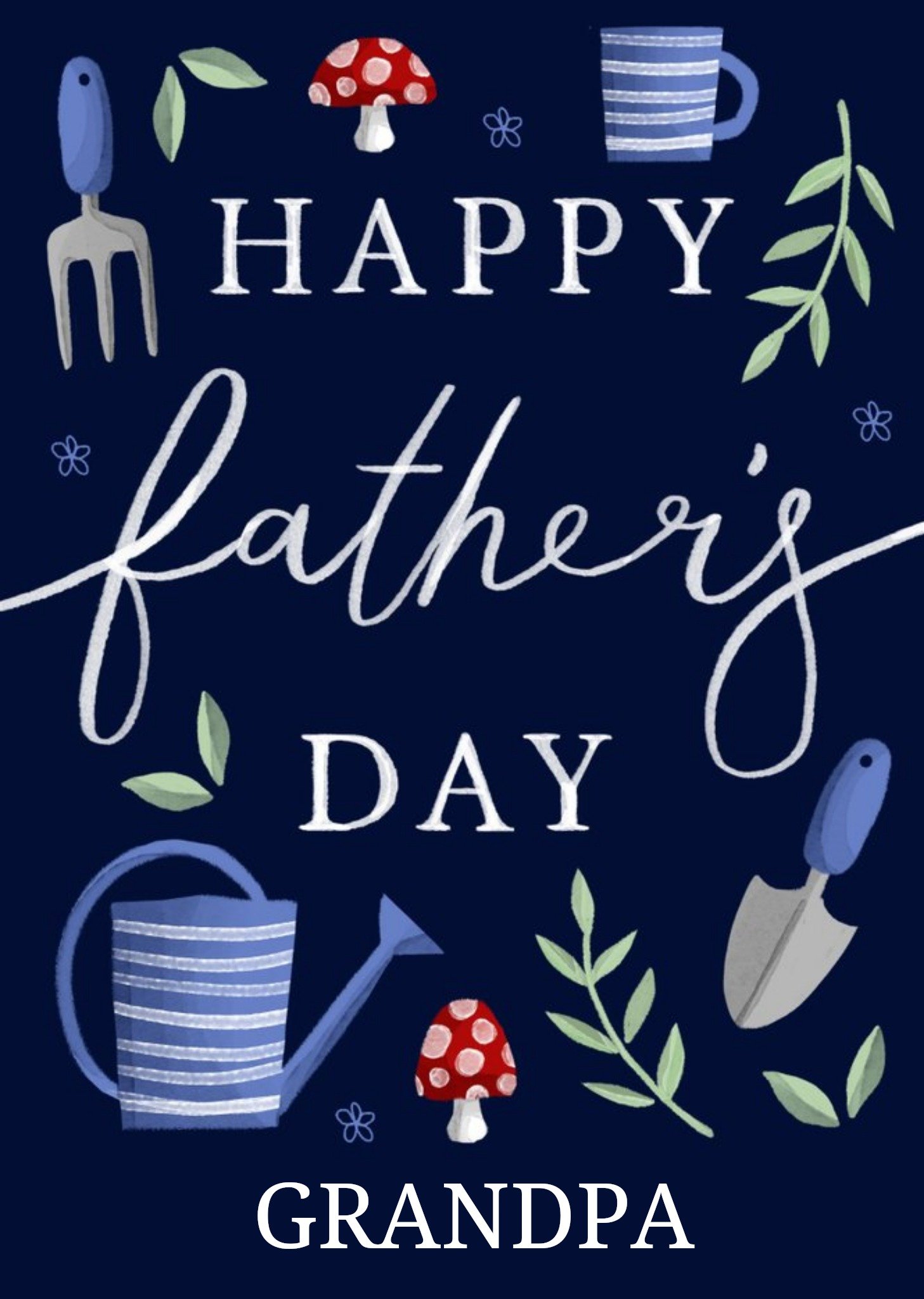 Okey Dokey Design Gardening Father's Day Card For Grandpa Ecard