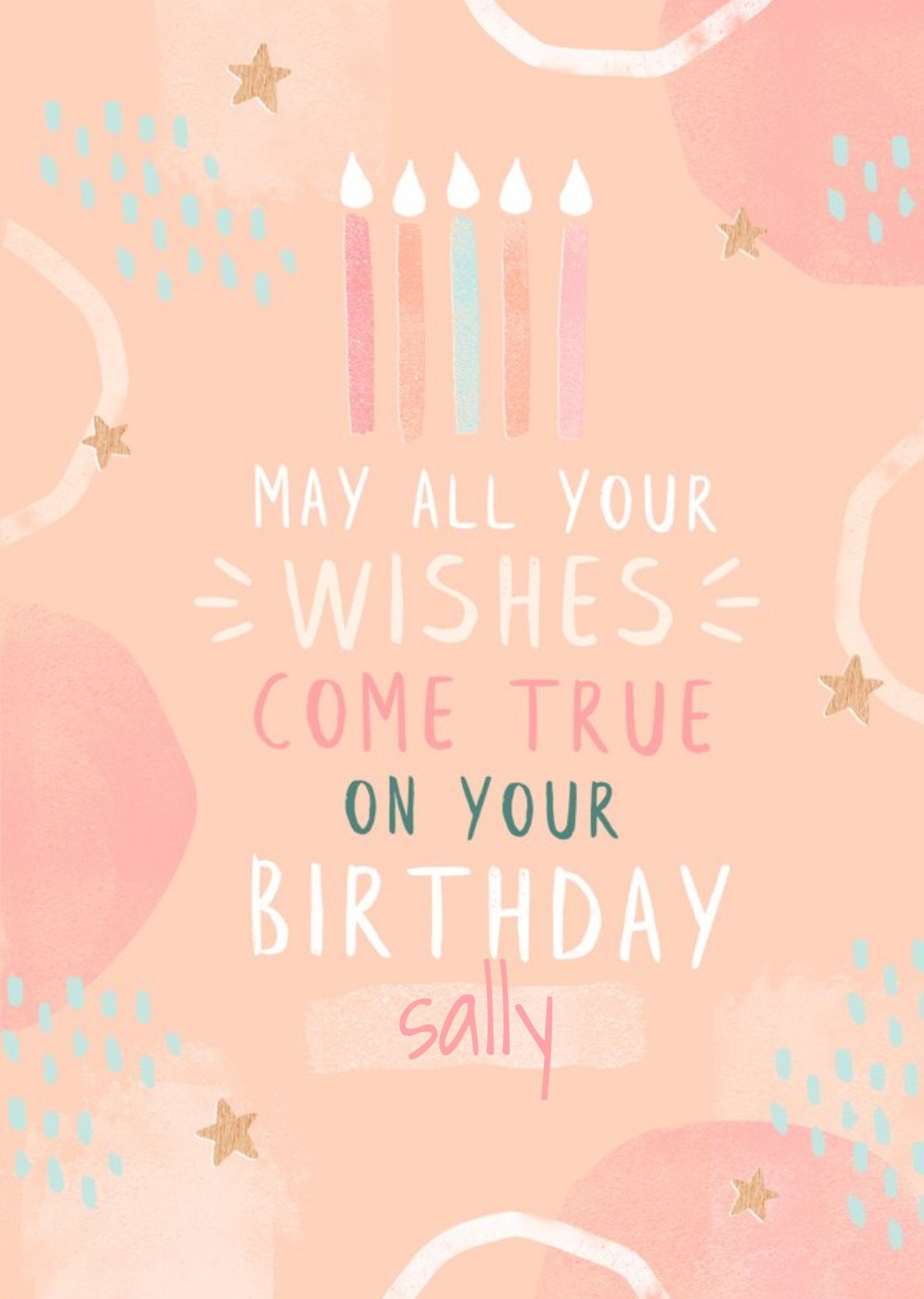 May All Your Wishes Come True Birthday Card Ecard