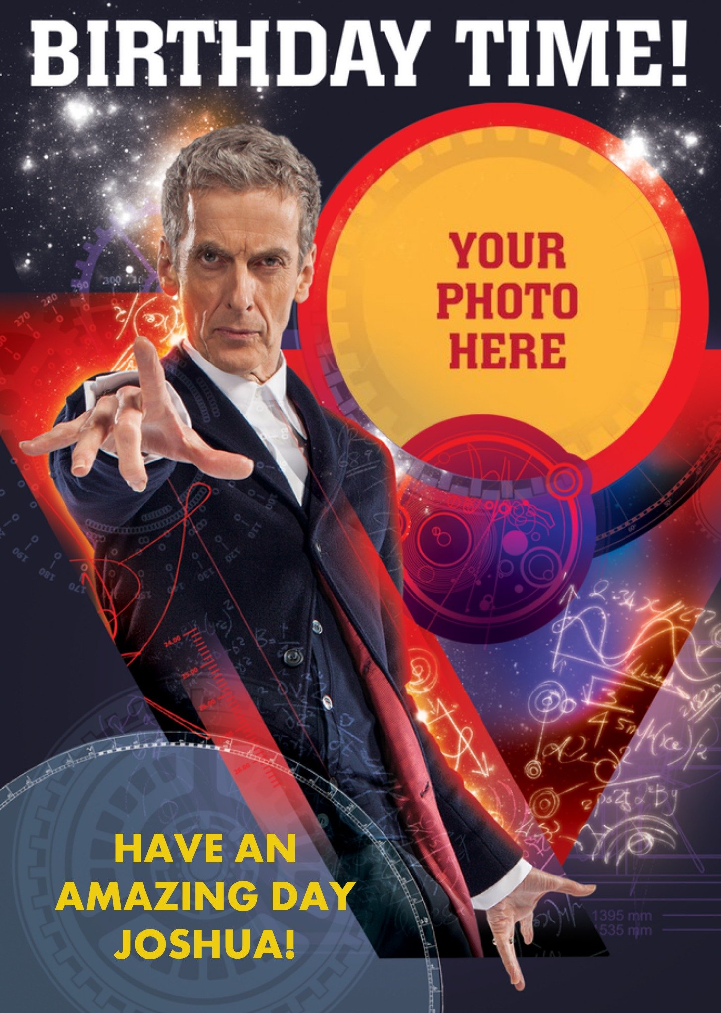 Doctor Who Birthday Card, Large