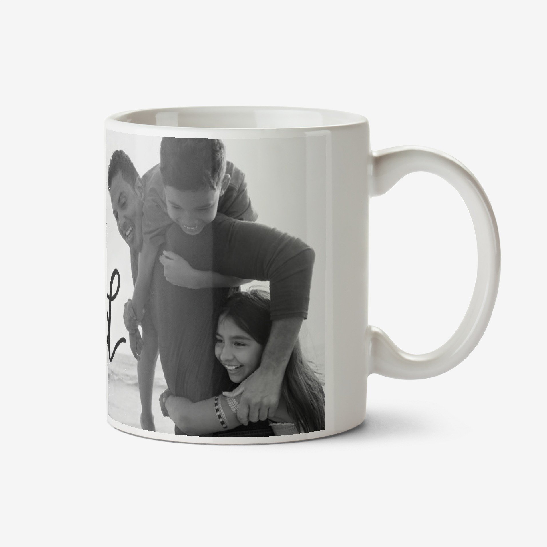 Love You Dad Black And White Photo Upload Mug Ceramic Mug